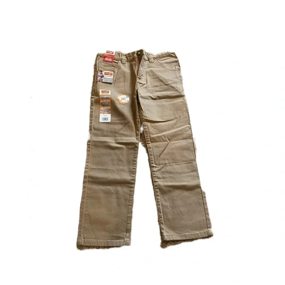Wrangler Straight Leg Husky 10 Tan Jeans New with Tags​